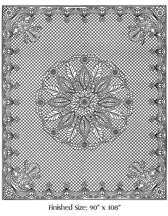 Wholecloth Quilt Welsh Beauty wit