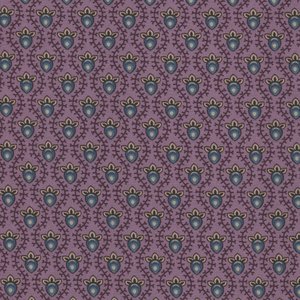 Marcus Fabrics Plumberry paars blauw werkje