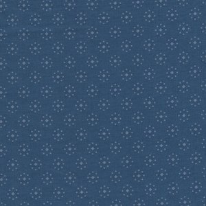 Marcus Fabrics Bountiful Blues blauw cirkel stipje