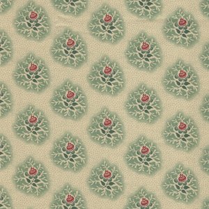 Marcus Fabrics A Return To Elegance licht groen bloemetje
