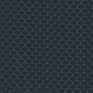 Henry Glass Fabrics Right as Rain donkergroen boogje