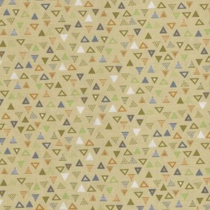 Andover/Makeower Baby Safari groen driehoekjes