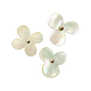 Cohana Bloem punaises van oester schelp wit