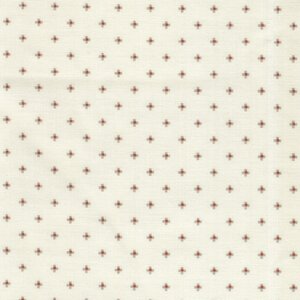 Henry Glass Harvest Hill ecru oranje/grijs kruisje