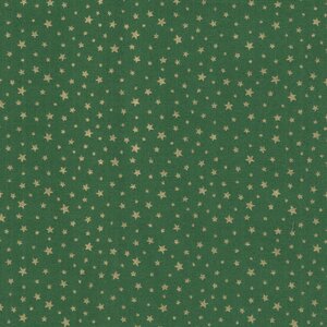 Andover Kerstseries groen gouden sterretjes