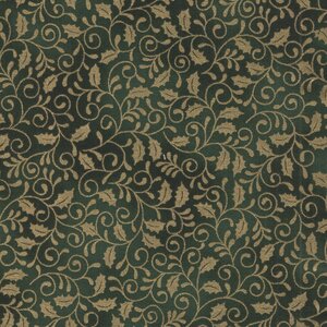 Hoffman California Kerst groen goud takje