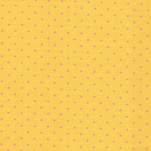 Free Spirit Tula Pink True Colors geel roze stip