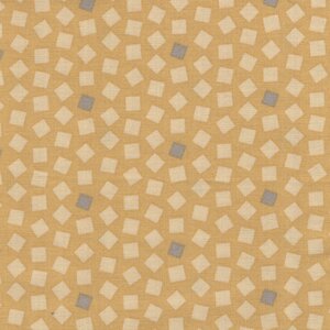 Andover Sweet Ride geel vierkantjes