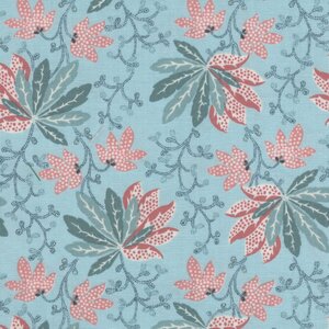 Henry Glass Bannard Hills licht blauw blad