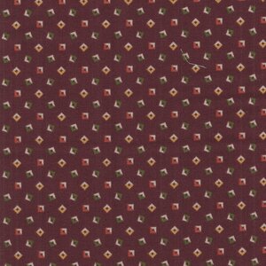 Andover Autumn Woods rood vierkantjes