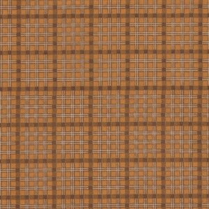 Andover Autumn Woods okergeel ruit