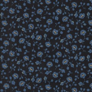 Marcus Vintage Charm zwart blauw takje