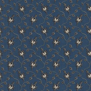 Marcus Vintage Charm blauw ecru takje