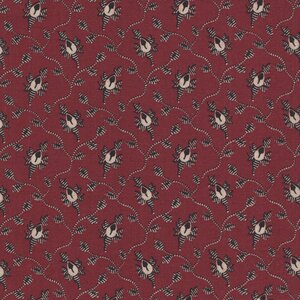 Marcus Vintage Charm rood ecru takje