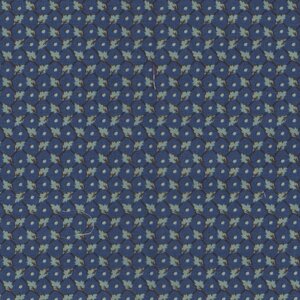 Riley Blake Home Town blauw groen blaadje