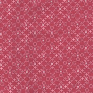 Riley Blake Home Town rozerood wit werkje