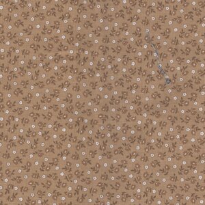 Riley Blake Home Town wit bruin wit bloemetje