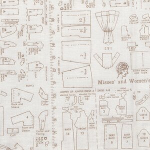 Riley Blake Home Town wit patroontjes