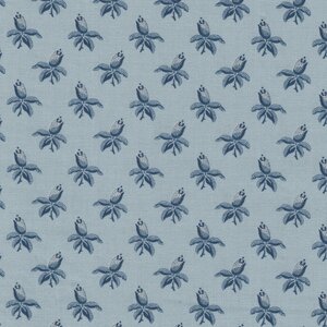 Andover Cocoa Blue lichtblauw blauw bloemetje