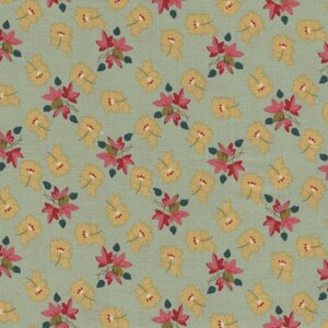 EQP Back & Forth licht petrol roze blaadje