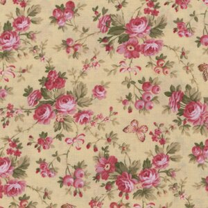 Andover French Mill geel klein roosje