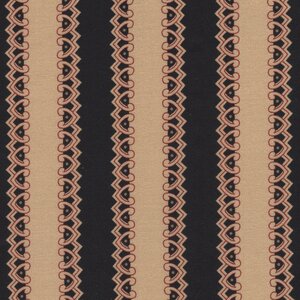 Robert Kaufman Stone Bridge zwart ecru streep