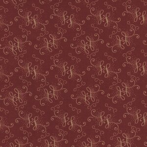 Robert Kaufman Stone Bridge rood ecru werkje