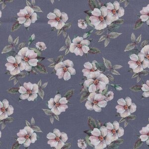 Stof a/s paars roze wilde roos