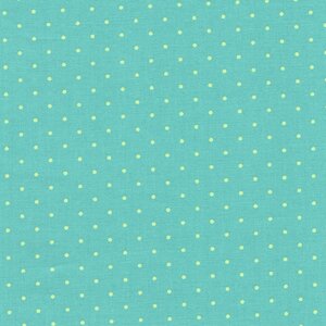 Free Spirit Tula Pink Roar tiny dots turquoise stipje