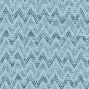 Andover Beach House licht blauw zig zag streepje