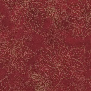 Hoffman Winter series rood gouden kerststerren