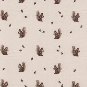 Andover Mayfair Glenda D ecru bruine eekhoorntjes
