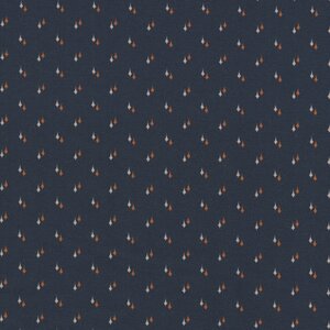 Andover Indigo Cheddar II blauw ecru/geel werkje