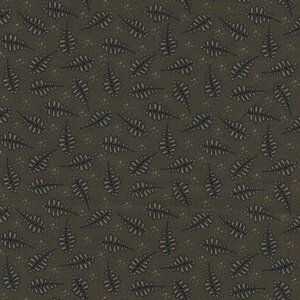 Stof a/s Fun in the Forest groen blaadjes