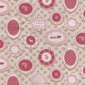 Andover A Woodsy Cottage ecru medaillons