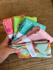 Halve meter pakket papegaai roze