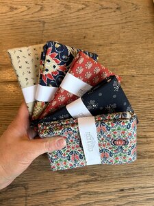 Halve meter pakket blauw/rood