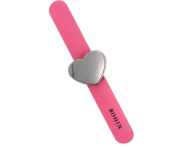 Bohin speldenmagneet armband roze