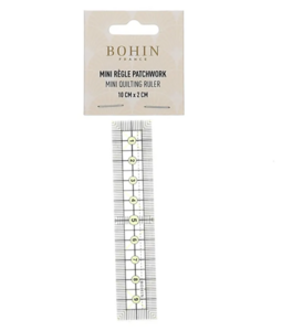 Bohin Patchwork Liniaal 10cm x 2cm