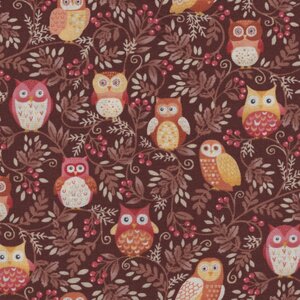 Andover Hello Autumn bruin uiltjes