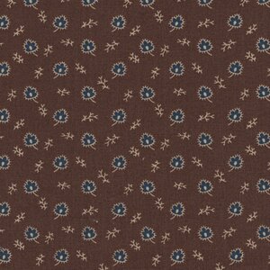 Andover Carolina bruin blauw blaadje