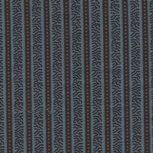 Andover Carolina blauw streep oker stip