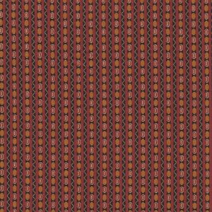 Andover Spice Market bruin oranje smal streepje