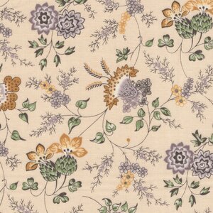 Andover Holbrook ecru lila bloem